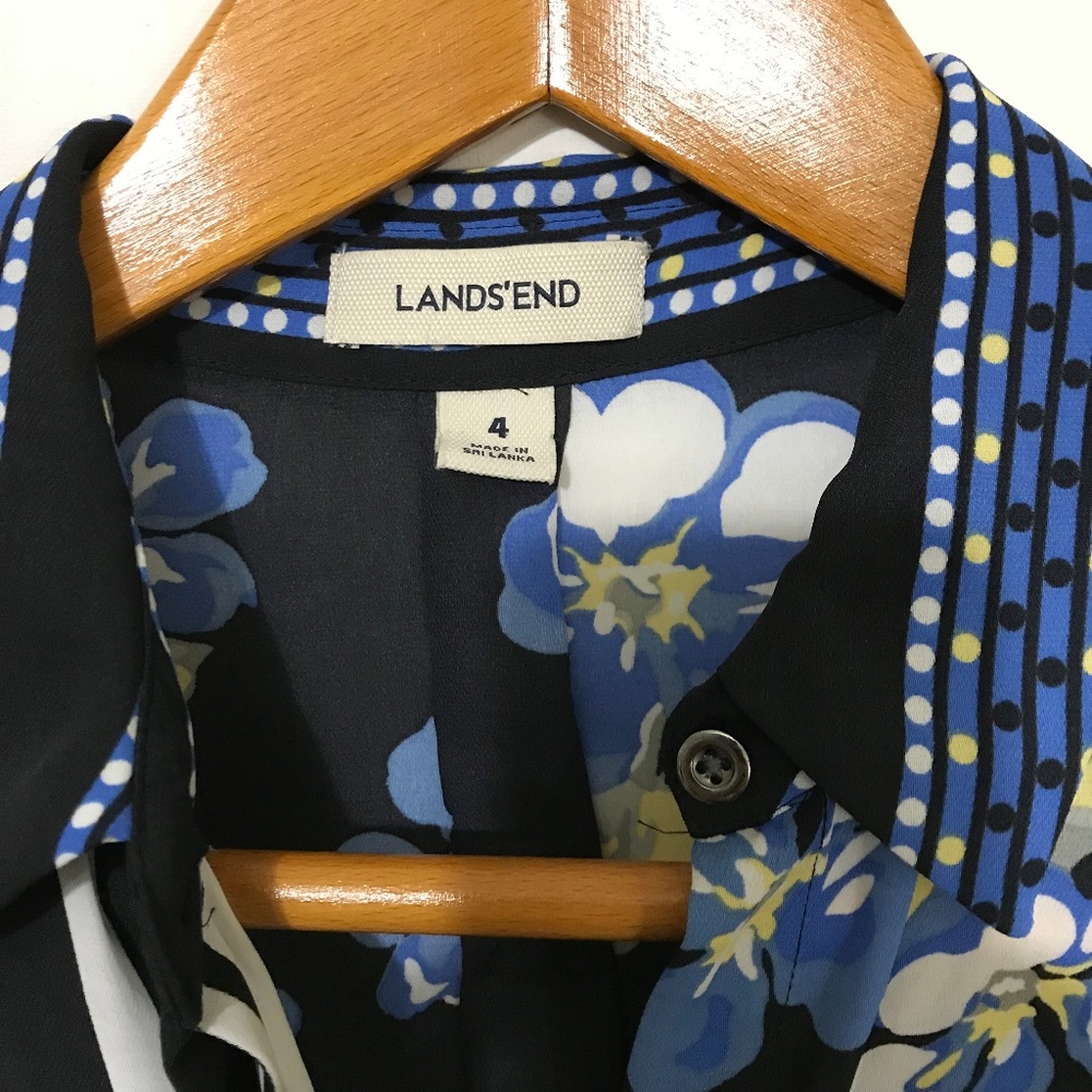 Lands End Engineered Stripe Dress - Picture 6 of 6